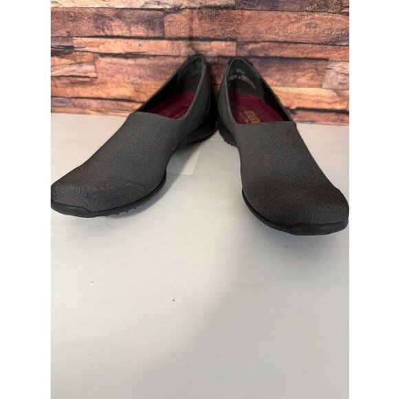 MUNRO Womens Size 7 SS American TRAVELER Loafers Shock Absorbing Heel Gray/Black - Picture 1 of 9